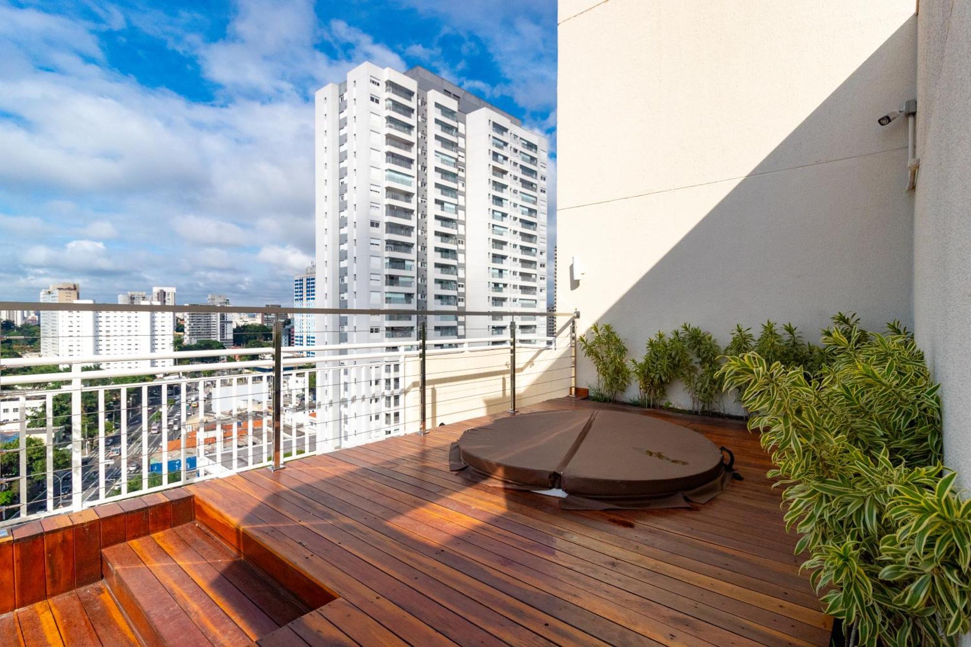 Apt 1 Dormitorio - Alto Da Boa Vista - Com Ar Condicionado, Wifi, Estacionamento, Otima Localizacao, Proximo Metro E Principais Avenidas Da Zona Sul De Sp Apartment São Paulo Luaran gambar